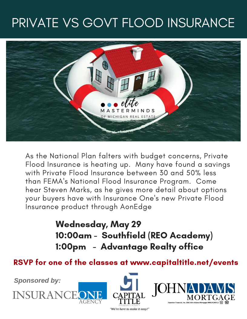 Private vs Govt Flood Insurance Mastermind Class